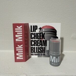 Milk Makeup Lip + Cheek Cream Blush Stick and Lip Color deluxe sample in WERK